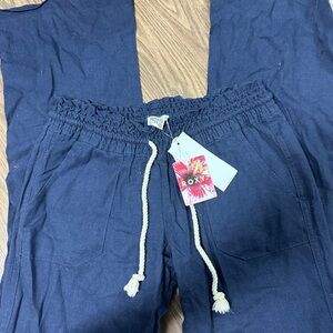 NWT Roxy Linen Pants
